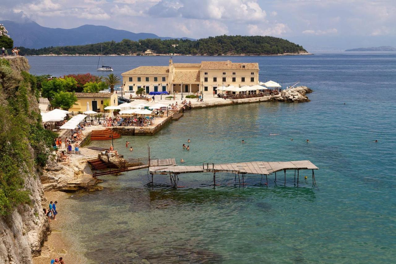 Spacious Maisonette - Roof Top View Of Corfu Port Mantouki Exteriér fotografie
