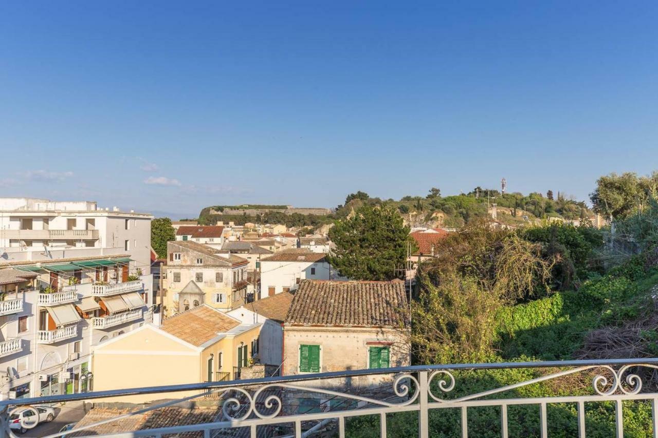 Spacious Maisonette - Roof Top View Of Corfu Port Mantouki Exteriér fotografie